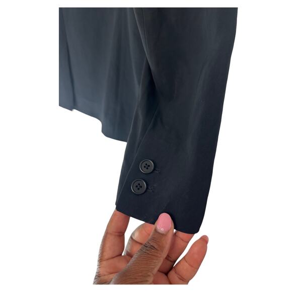 J.Crew 365 Black Preppy Academia Double Breasted Jacket Blazer Size 8 Tall - Picture 7 of 13